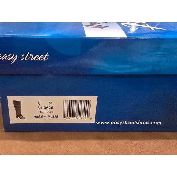 Easy Spirit Missy Plus Tall Wide Shafted Boots Brown New in box 8 - Picture 7 of 8